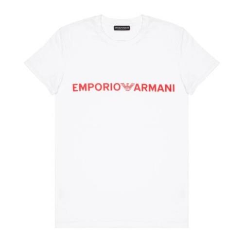 Emporio Armani Bomull T-shirt och Boxer Set Vit White, Herr