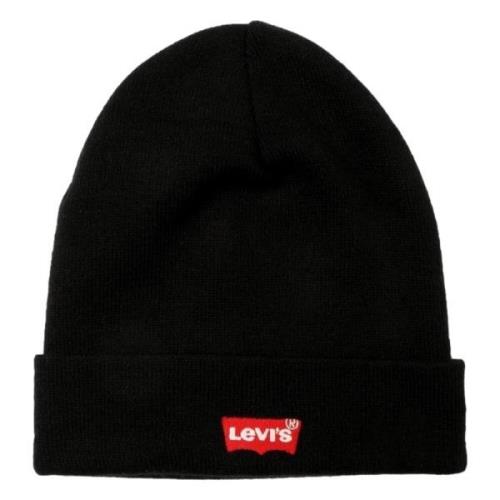 Levi's Batwing Broderad Beanie Ullmössa Black, Herr