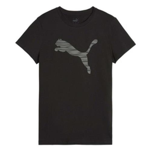 Puma Ess+ Logo Lab T-shirt Black, Dam