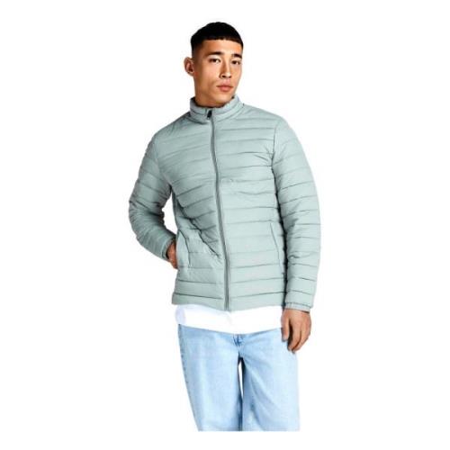 Jack & Jones Puffer Krage Noos Jacka Gray, Herr