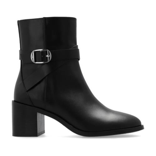 Stuart Weitzman Höga skor 'Esme' Black, Dam