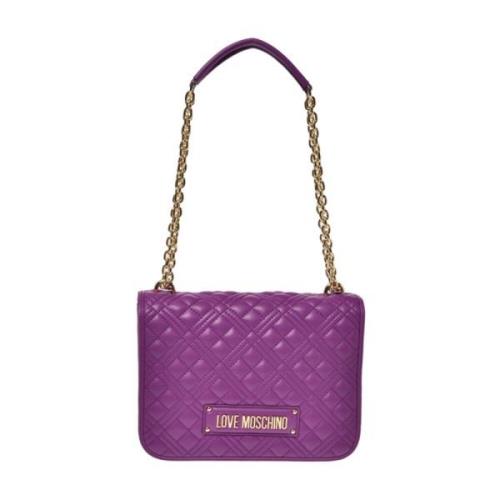 Love Moschino Lila Modeväskor för Kvinnor Purple, Dam