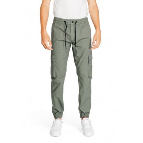 Calvin Klein Jeans Cargo Byxor Höst/Vinter Kollektion Gray, Herr