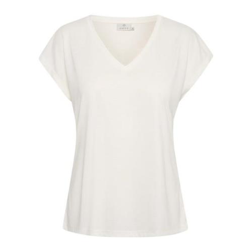 Kaffe T-Shirts White, Dam