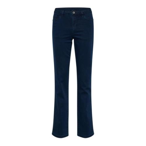 Kaffe Flared Jeans Blue, Dam