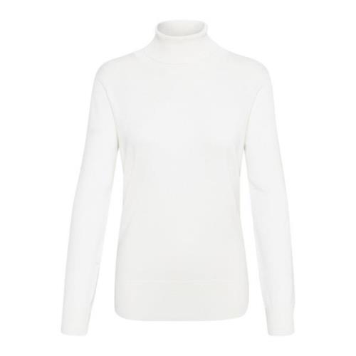 Kaffe Astrid Roll Neck Tröja White, Dam