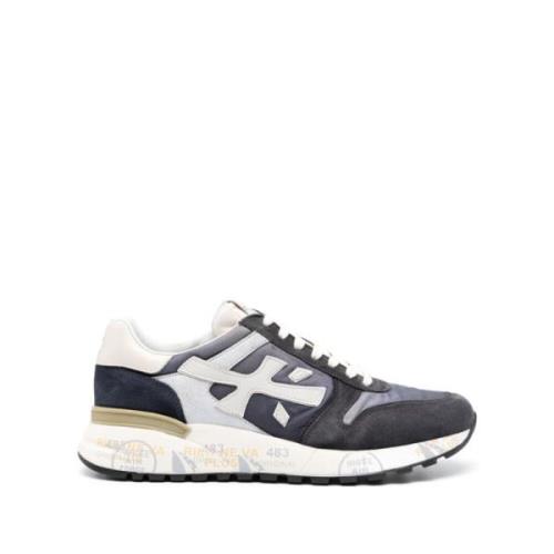 Premiata Nylon och Läder Sneakers Blue, Herr