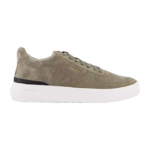 Blackstone Grön Sneaker för Män Green, Herr