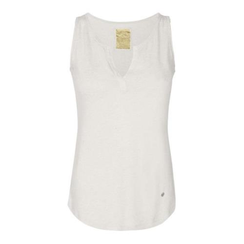 MOS Mosh Tank Top Bluser Ecru White, Dam