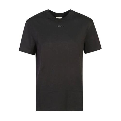 Calvin Klein Svarta T-shirts och Polos Black, Dam