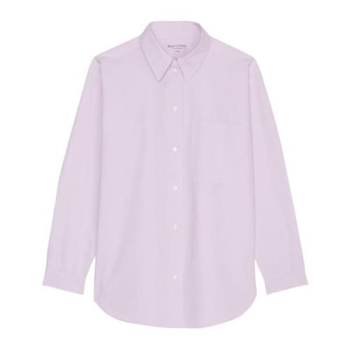 Marc O'Polo Boyfriend skjorta blus oversize Purple, Dam