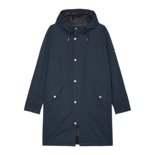 Marc O'Polo Huvad parka regular Blue, Herr