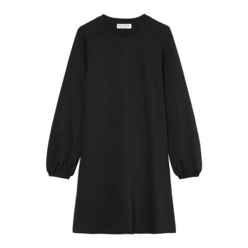 Marc O'Polo Jerseyklänning relaxed Black, Dam