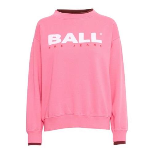 Ball Basimona Sweat Sweatshirt Azalea Pink Pink, Dam