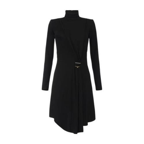 Elisabetta Franchi Svart Elegant Klänning Black, Dam