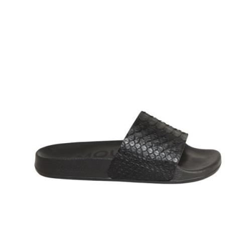 Craie Studio Python Pool Sliders Black, Dam