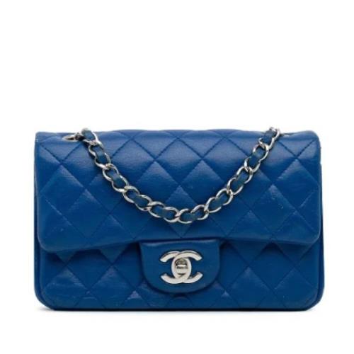 Chanel Vintage Pre-owned Laeder chanel-vskor Blue, Dam