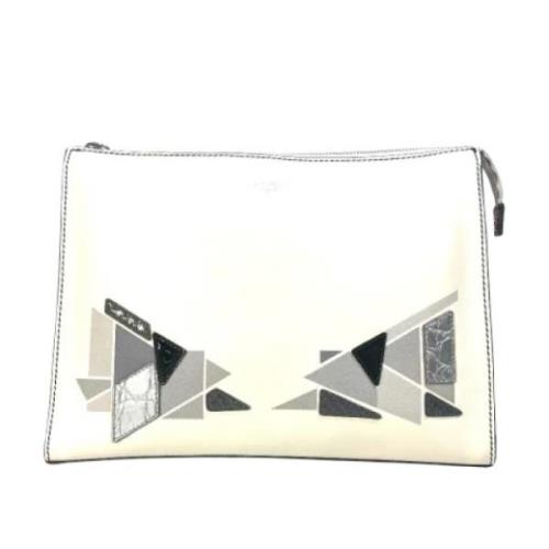 Fendi Vintage Pre-owned Laeder fendi-vskor White, Herr