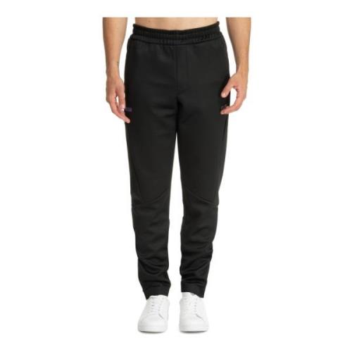 Emporio Armani EA7 Mid Waist Dragsko Sweatpants Enfärgad Logo Black, H...