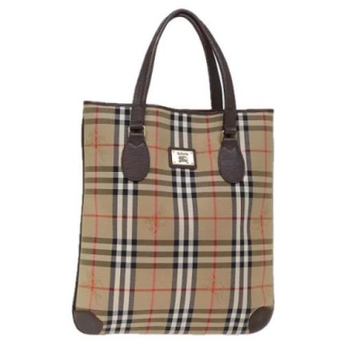 Burberry Vintage Pre-owned Canvas totevskor Beige, Dam