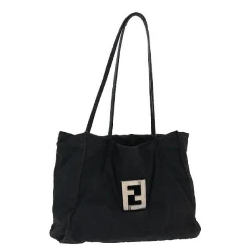 Fendi Vintage Pre-owned Canvas fendi-vskor Black, Dam