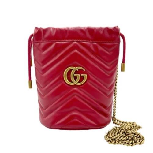 Gucci Vintage Pre-owned Laeder gucci-vskor Red, Dam