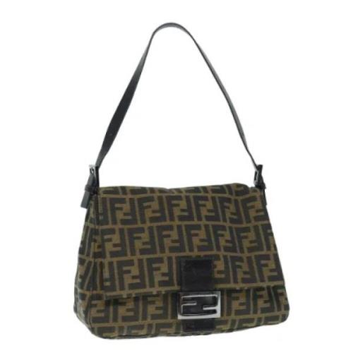 Fendi Vintage Pre-owned Canvas fendi-vskor Black, Dam