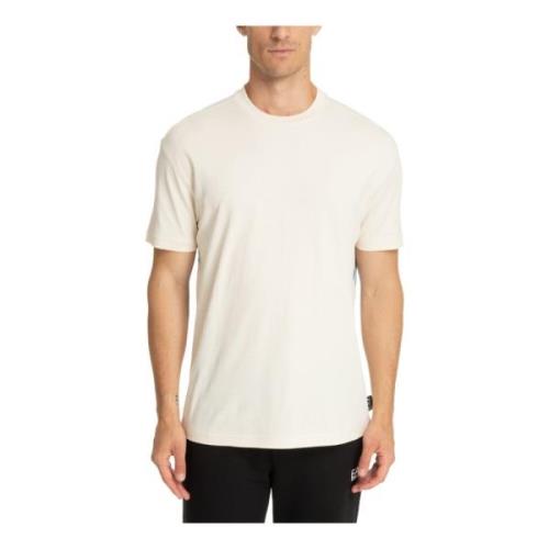 Emporio Armani EA7 Mönstrad Logotyp T-shirt White, Herr