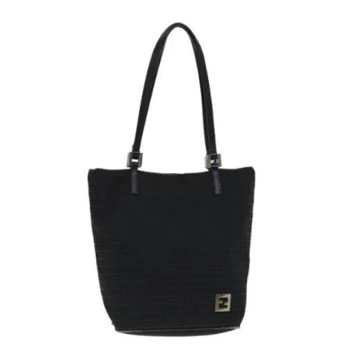 Fendi Vintage Pre-owned Canvas fendi-vskor Black, Dam