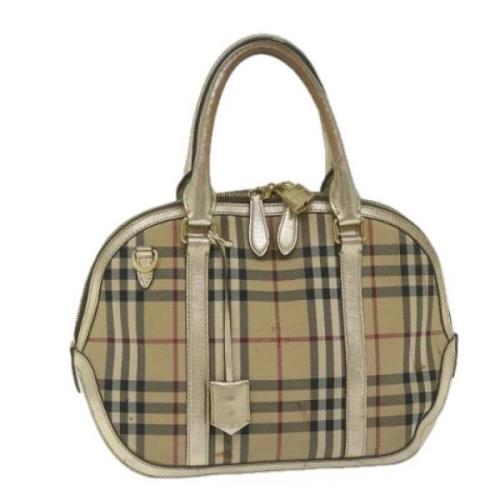 Burberry Vintage Pre-owned Nylon handvskor Beige, Dam