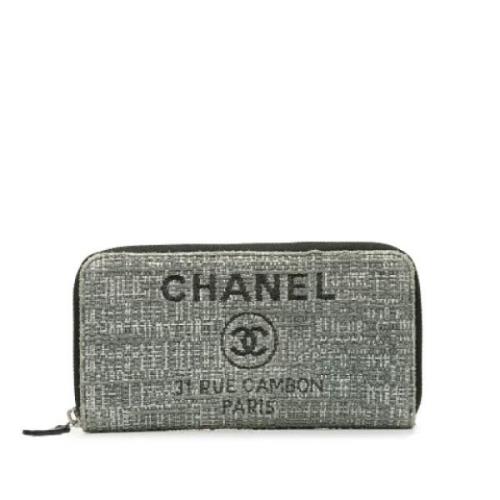 Chanel Vintage Pre-owned Tyg plnbcker Gray, Dam