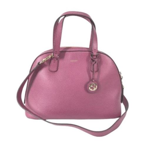 Gucci Vintage Pre-owned Laeder gucci-vskor Purple, Dam