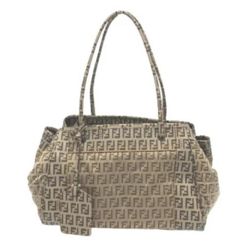 Fendi Vintage Pre-owned Canvas fendi-vskor Beige, Dam