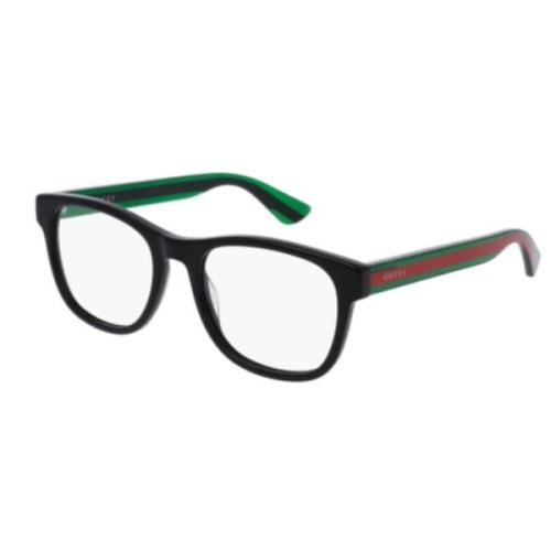 Gucci Stiliga Gg0004On Solglasögon Black, Unisex