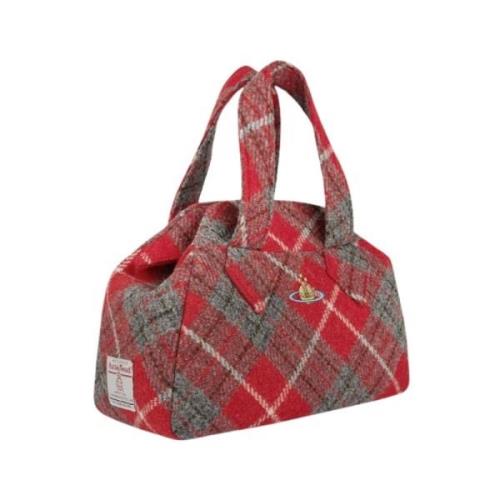 Vivienne Westwood Röd Tartan Handväska Red, Dam