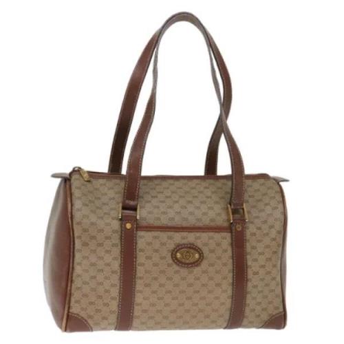 Gucci Vintage Pre-owned Laeder gucci-vskor Beige, Dam