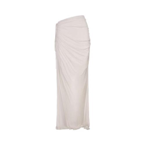 Andrea Adamo Maxi Skirts White, Dam