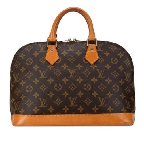 Louis Vuitton Vintage Pre-owned Canvas handvskor Brown, Dam