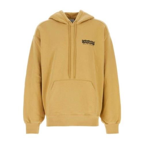 Carhartt Wip Huvtröja i senapsgul bomull Yellow, Herr