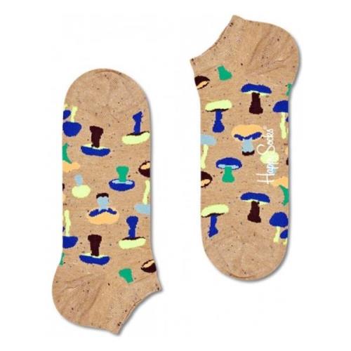 Happy Socks Svamp Låga Strumpor Beige, Unisex