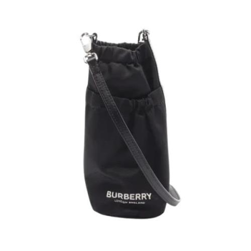 Burberry Vintage Pre-owned Läder axelremsvskor Black, Dam