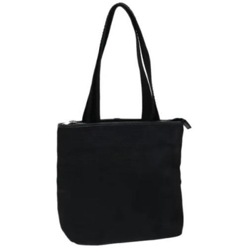 Yves Saint Laurent Vintage Pre-owned Canvas totevskor Black, Dam