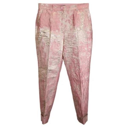 Dolce & Gabbana Pre-owned Pre-owned Polyester nederdelar Pink, Dam