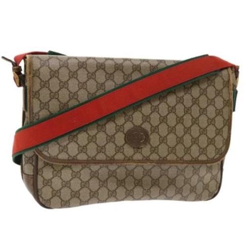 Gucci Vintage Pre-owned Canvas gucci-vskor Beige, Dam