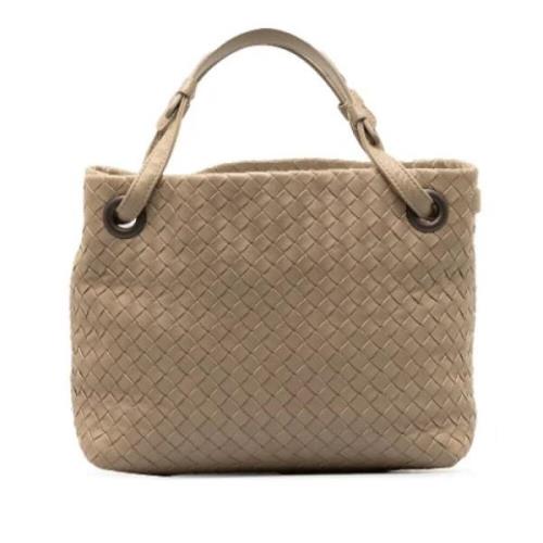 Bottega Veneta Vintage Pre-owned Laeder axelremsvskor Brown, Dam