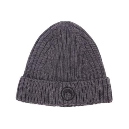 Marine Serre Ljusgrå Ull Beanie Gray, Unisex