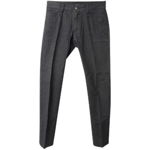 Dolce & Gabbana Pre-owned Pre-owned Denim nederdelar Gray, Herr