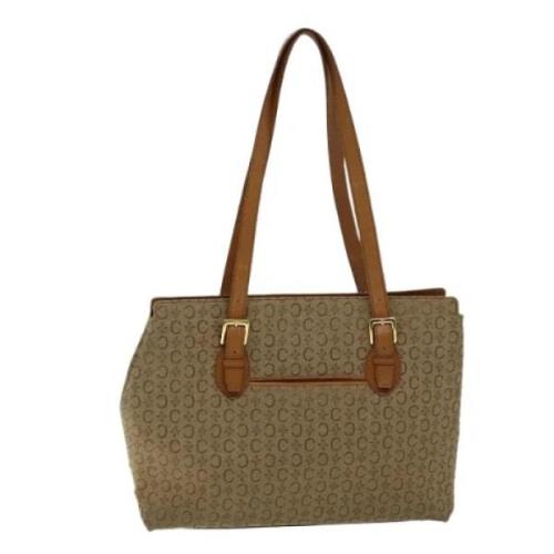 Celine Vintage Pre-owned Canvas celine-vskor Beige, Dam