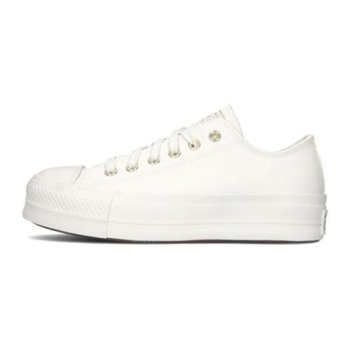 Converse Vita Platform Sneakers Trendy Casual Sporty White, Dam