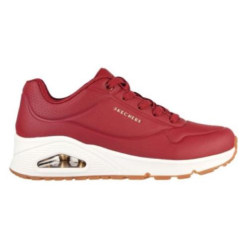 Skechers Uno Sneakers Red, Dam